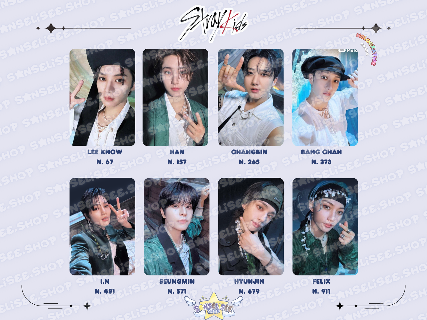 STRAY KIDS HOLOGRAPHIC 🌈 PHOTOCARDS  #18