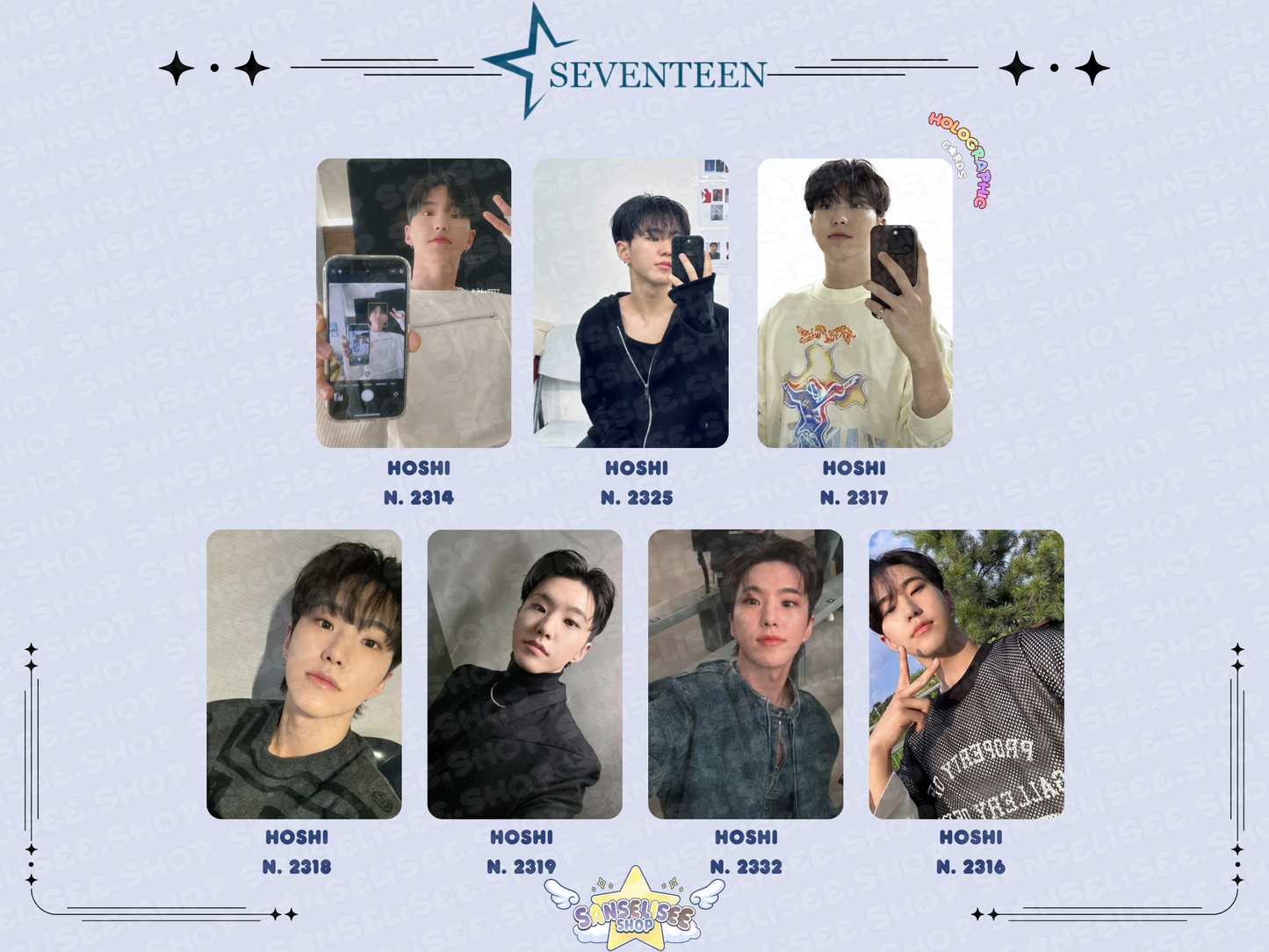 SEVENTEEN HOSHI PHOTOCARDS  #01