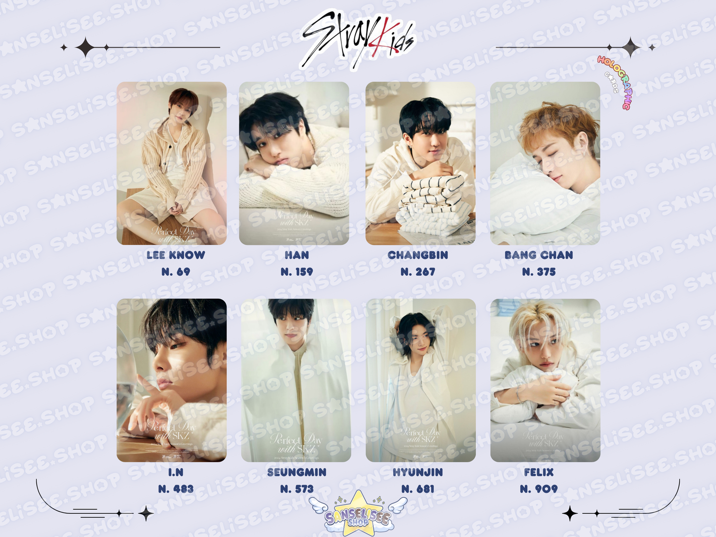 STRAY KIDS HOLOGRAPHIC 🌈 PHOTOCARDS  #20