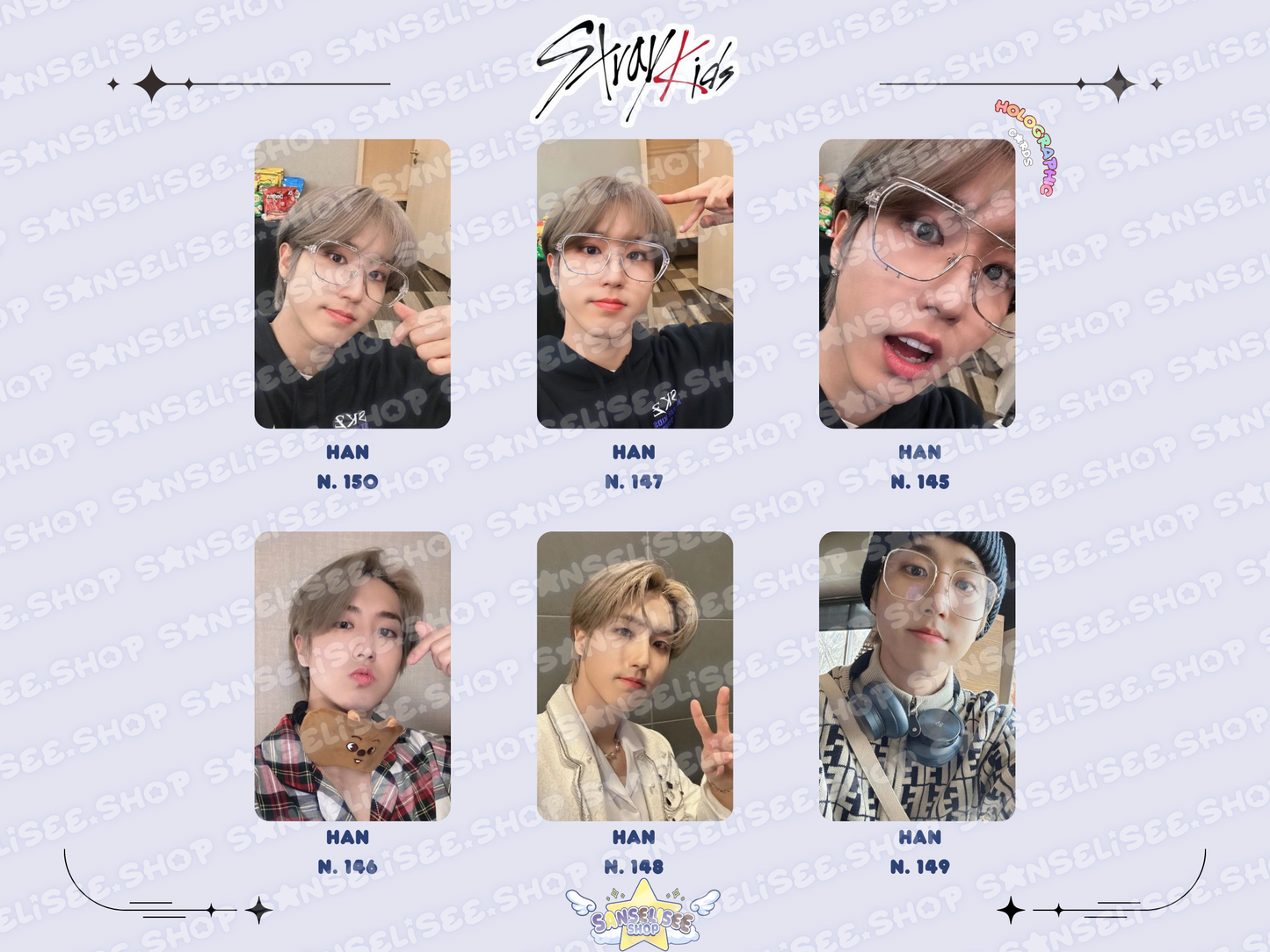 HAN HOLOGRAPHIC 🌈 PHOTOCARDS  #02