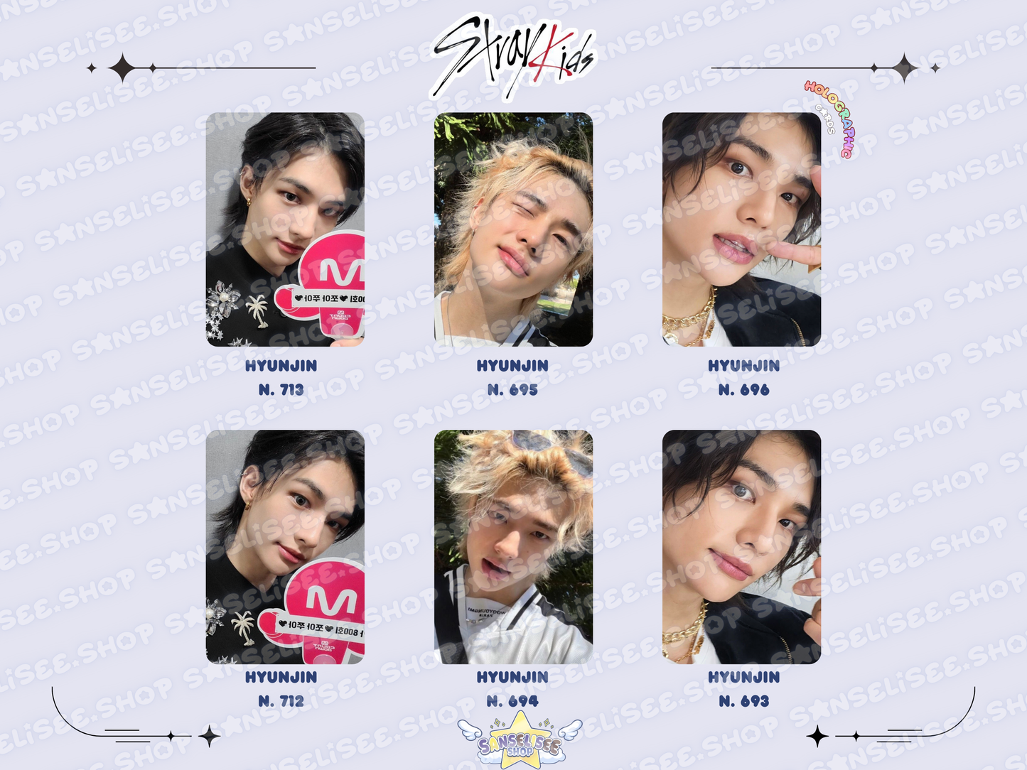 HYUNJIN HOLOGRAPHIC 🌈 PHOTOCARDS  #05