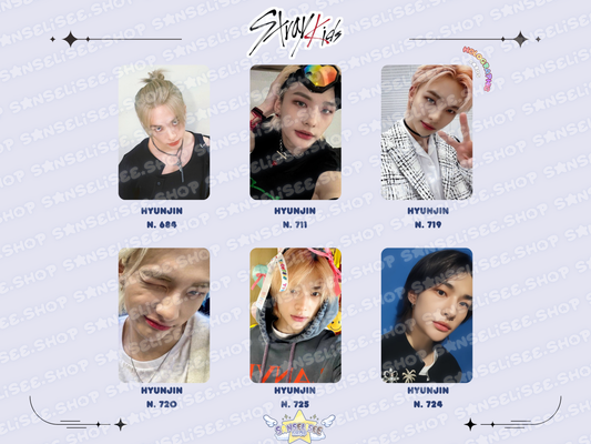 HYUNJIN HOLOGRAPHIC π PHOTOCARDS  #09