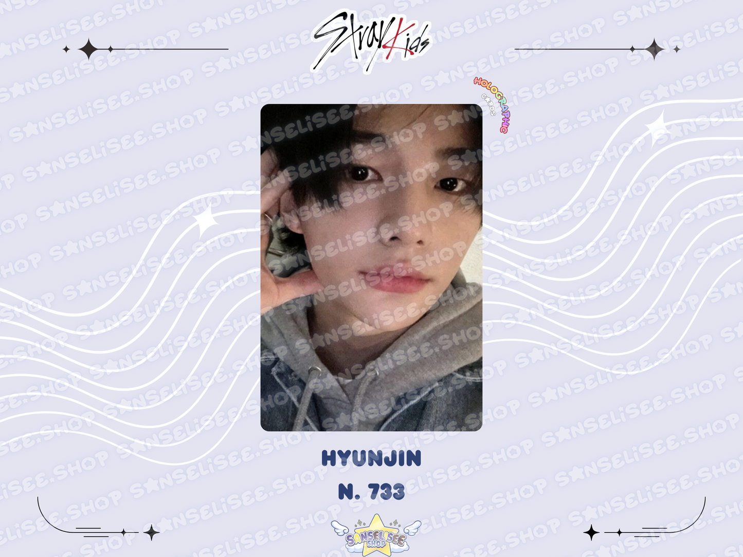 HYUNJIN HOLOGRAPHIC 🌈 PHOTOCARDS  #10