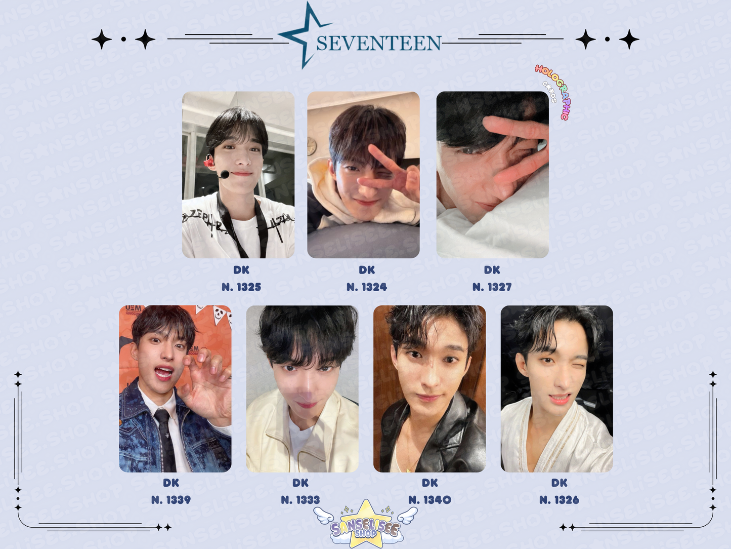 SEVENTEEN DK PHOTOCARDS  #01