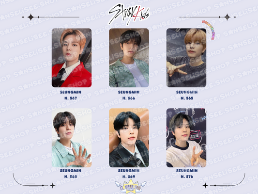 SEUNGMIN HOLOGRAPHIC 🌈 PHOTOCARDS  #02