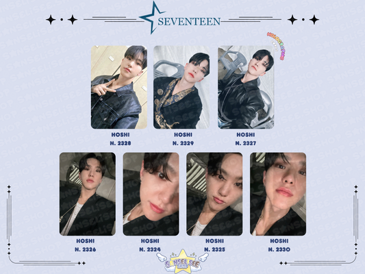 SEVENTEEN HOSHI PHOTOCARDS  #02