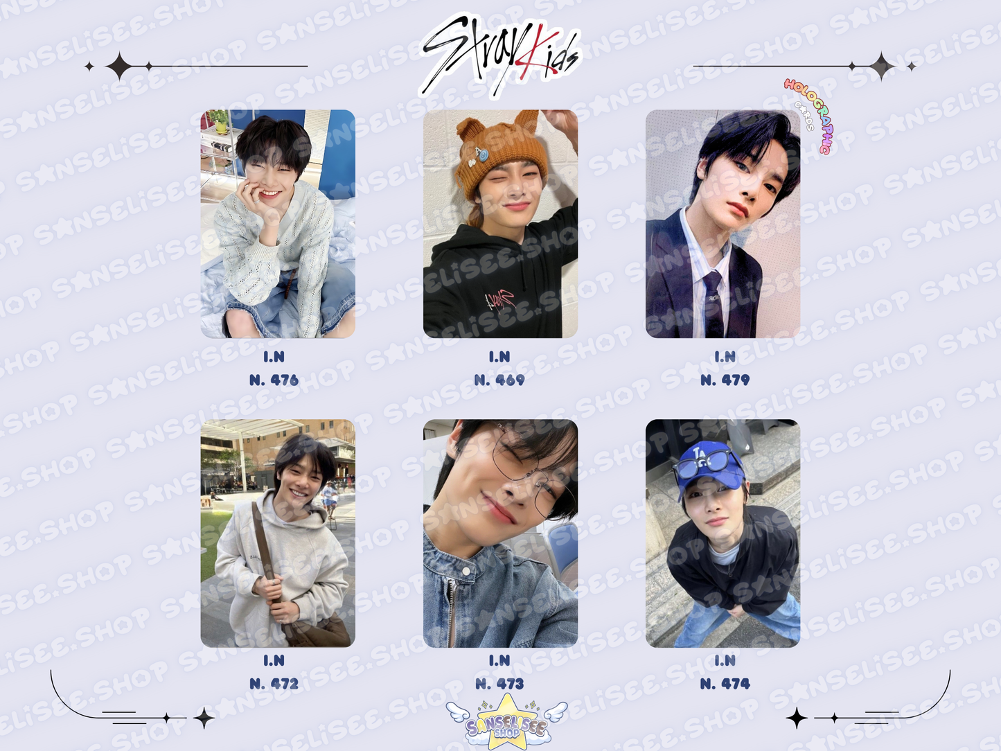 I.N. HOLOGRAPHIC 🌈 PHOTOCARDS  #02