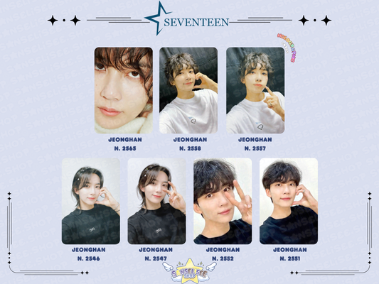 SEVENTEEN JEONGHAN PHOTOCARDS  #02