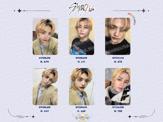 HYUNJIN HOLOGRAPHIC 🌈 PHOTOCARDS  #01