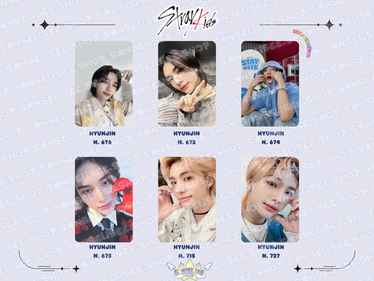 HYUNJIN HOLOGRAPHIC 🌈 PHOTOCARDS  #07