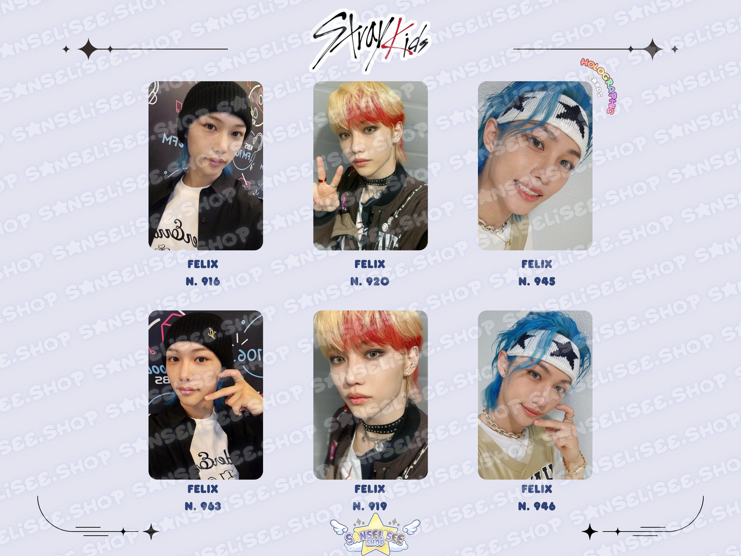 FELIX HOLOGRAPHIC 🌈 PHOTOCARDS  #08